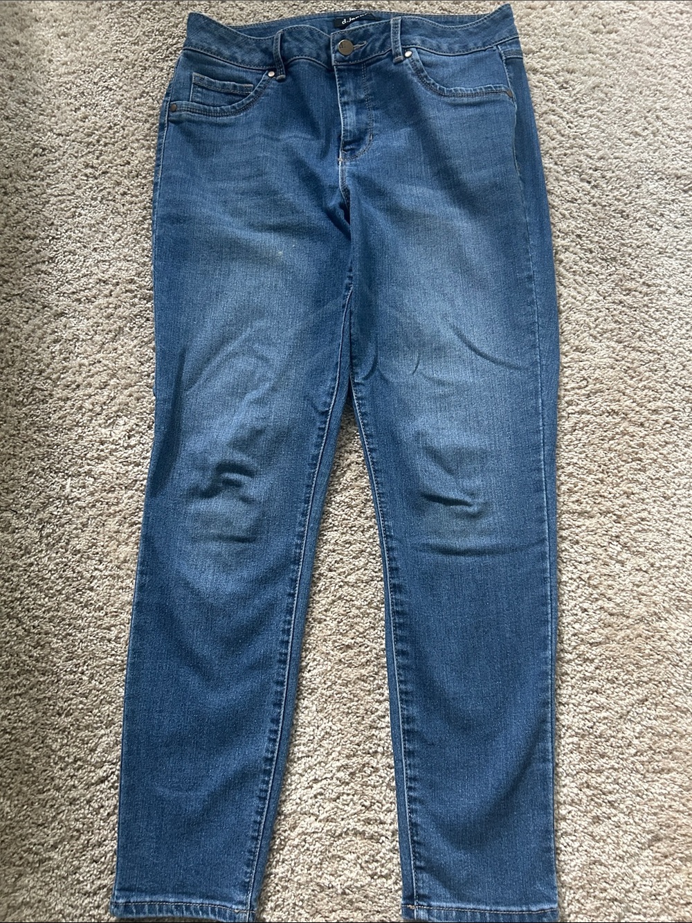 d. jeans Classic Mid Blue Skinny Womens Jeans
